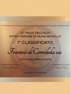 1° CLASSIFICATO AL PALIO DELL'OLIO NOVELLO VENETO